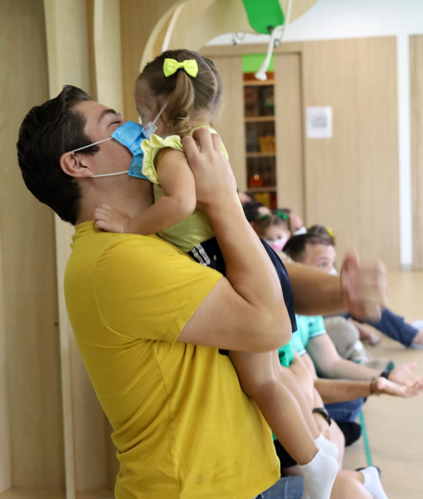 Convivencia de padres de familia e hijos en Cumbres Mérida